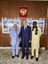 Russian Ambassador met with Chérif AÏDARA and Souleymane Anta NDIAYE Russian Ambassador met with Chérif AÏDARA and Souleymane Anta NDIAYE